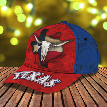3D Classic Cap Texas Personalized Name Cap 12 Lasfour CA1477