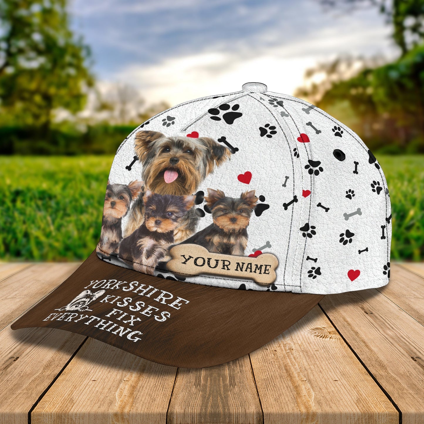 3D Classic Cap Love Yorkshire Personalized Name Cap 13 Lasfour CA1577