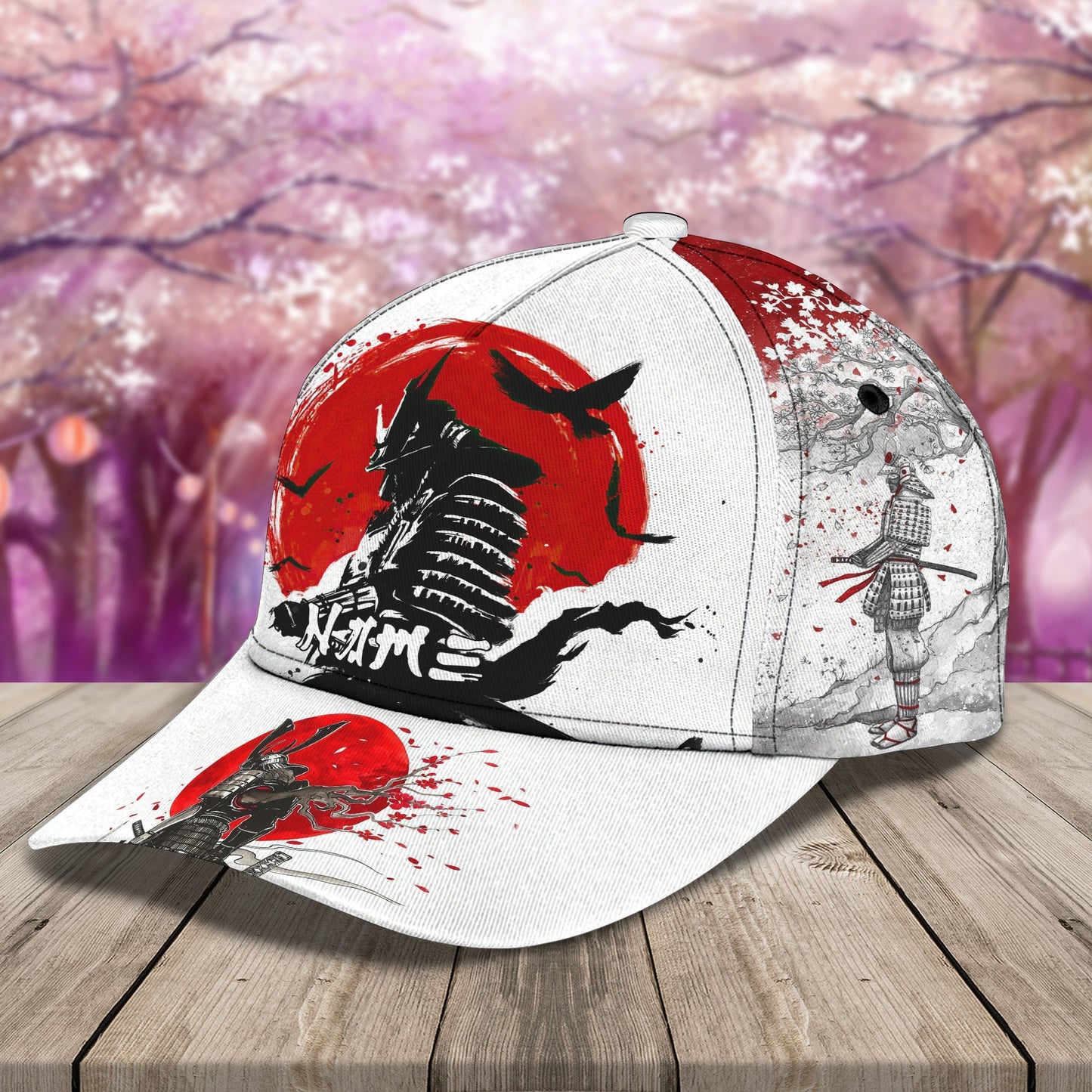 3D Classic Cap Way Of The Samurai Personalized Name Cap Lasfour CA2185