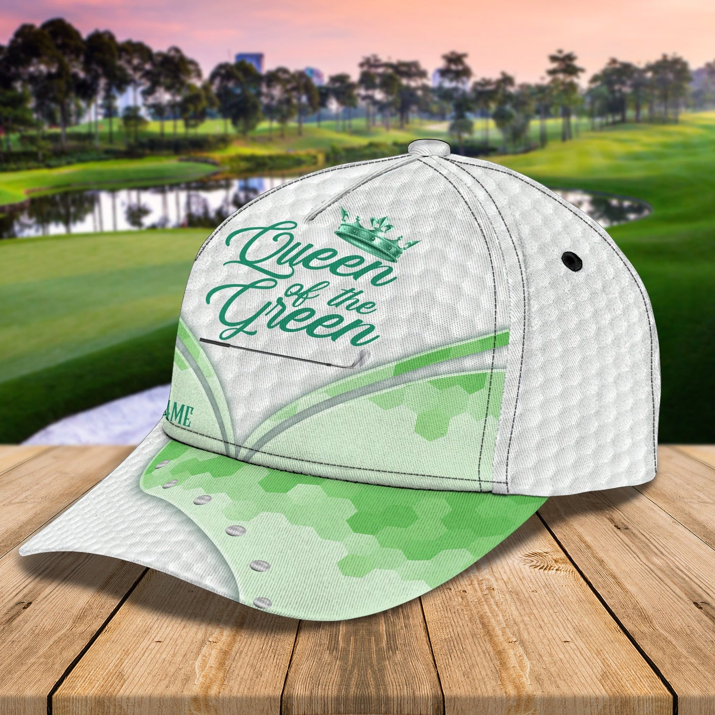 3D Classic Cap Golf Personalized Name Cap Lasfour CA0584