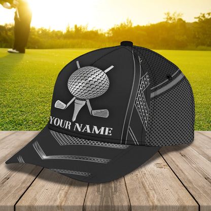 3D Classic Cap Golfpersonalized Name Cap Lasfour CA1831