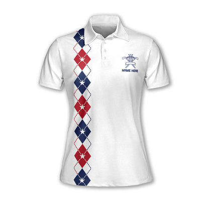 American Flag Golf Polo Shirt GW0018