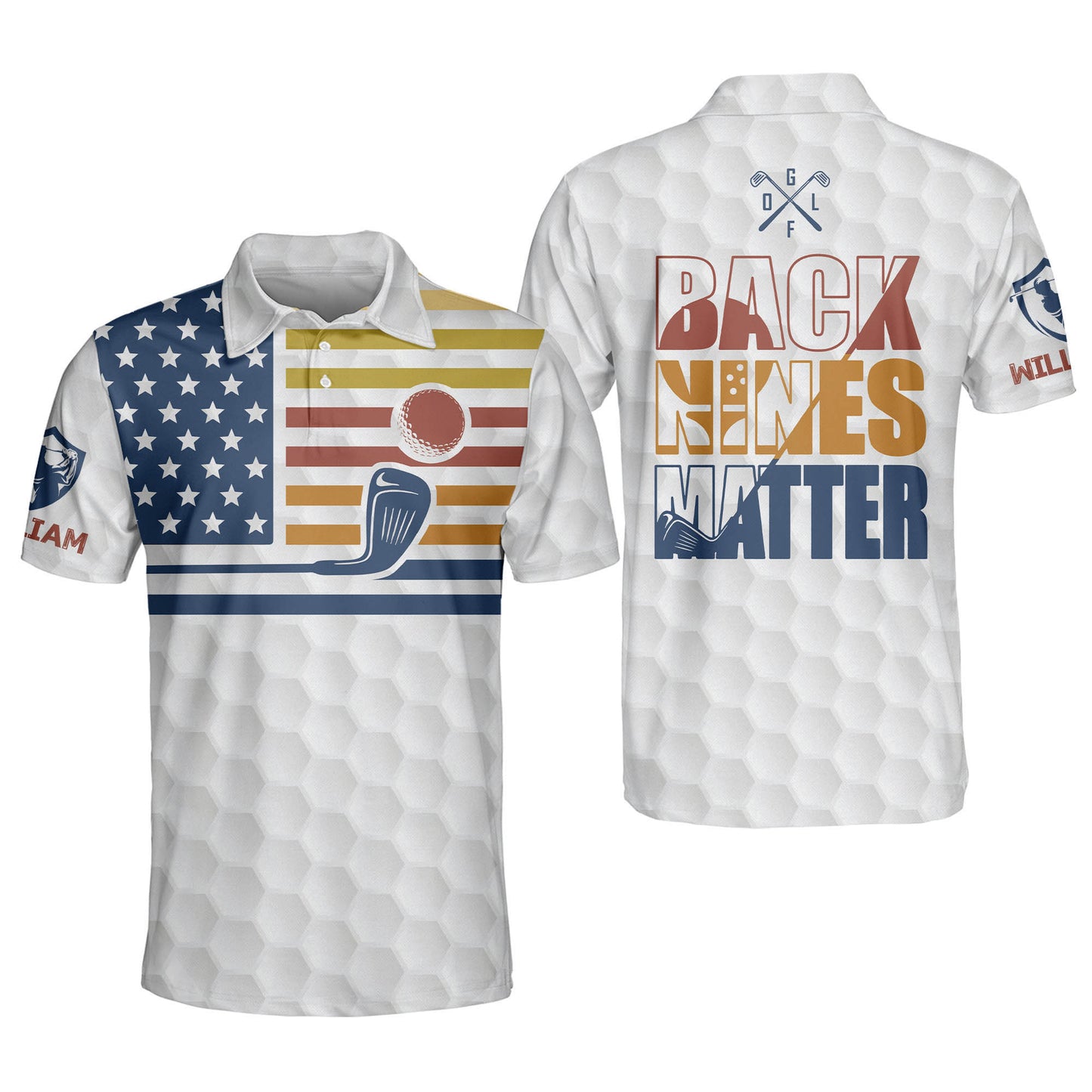 Back Nines Matter Golf Polo Shirt GM0263