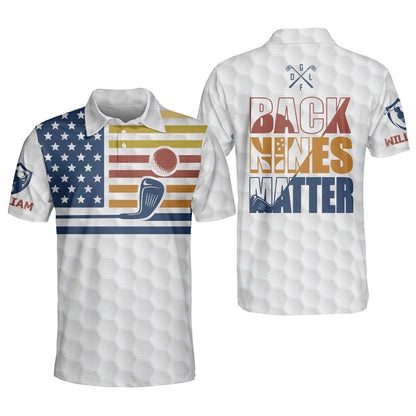 Back Nines Matter Golf Polo Shirt GM0263