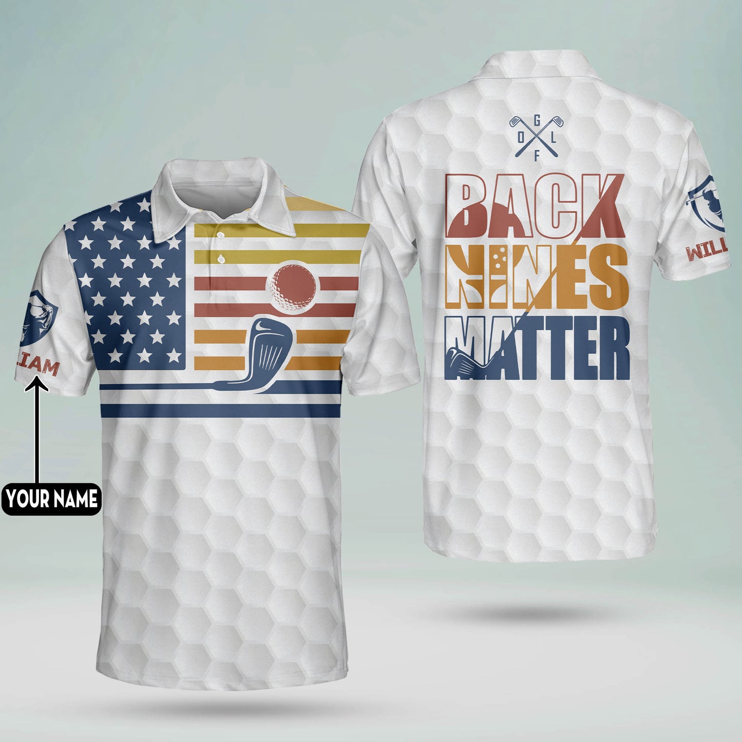 Back Nines Matter Golf Polo Shirt GM0263