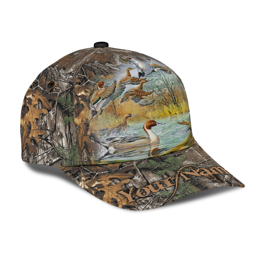 Lasfour 3D All Over Print Baseball Cap Personalized Name Hunting Classic Cap Duck Hunting CA0481