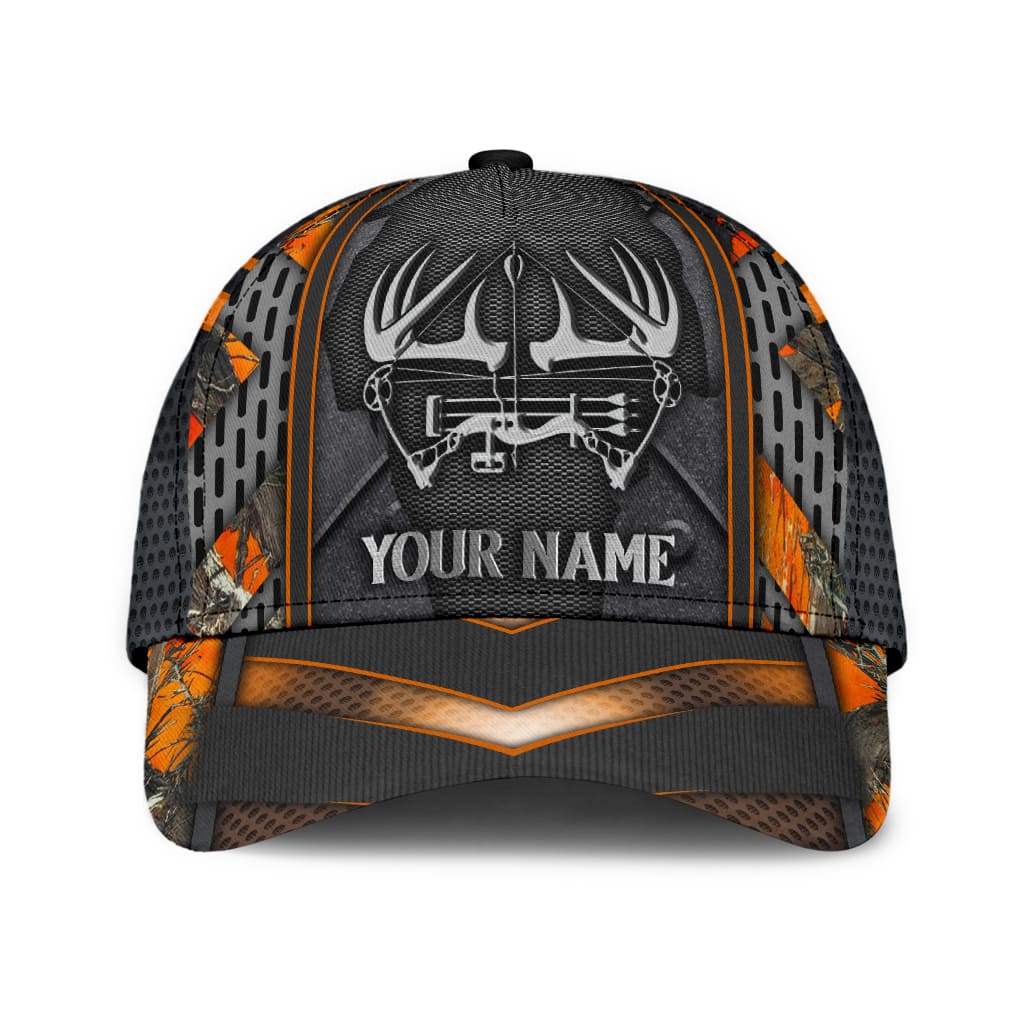 Lasfour 3D All Over Print Baseball Cap Personalized Deer Bowhunting Camo Classic Cap CA0463