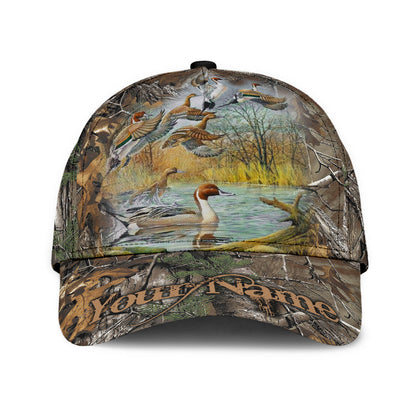 Lasfour 3D All Over Print Baseball Cap Personalized Name Hunting Classic Cap Duck Hunting CA0481