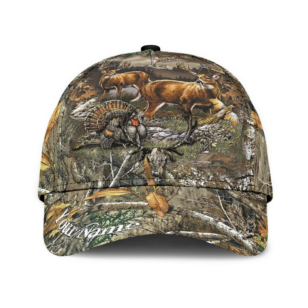 Lasfour 3D All Over Print Baseball Cap Personalized Name Hunting Classic Cap All About Hunting CA0462
