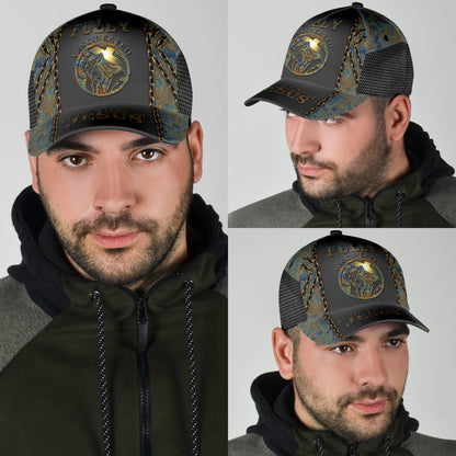 Fully Vaccinated By The Blood Of Jesus Classic Cap, Jesus All Over Print Baseball Cap Hat CO0470