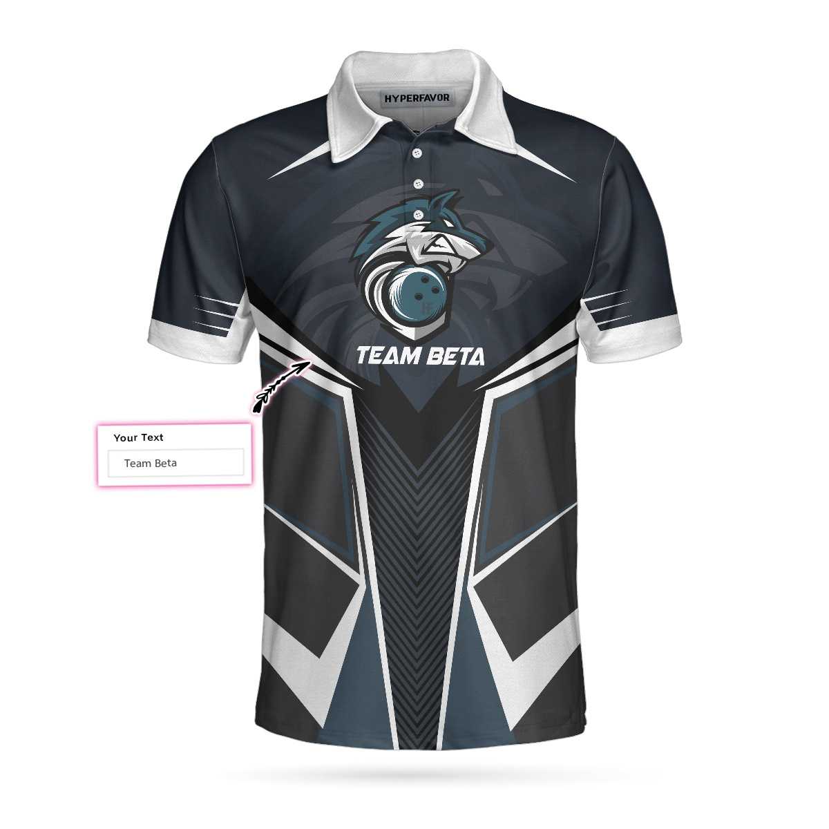 Personalized Bowling Team Custom Polo Shirt, Personalized Bowling Shirt For Team With Name, Bowling Gift Idea Lasfour SO0817