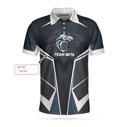Personalized Bowling Team Custom Polo Shirt, Personalized Bowling Shirt For Team With Name, Bowling Gift Idea Lasfour SO0817