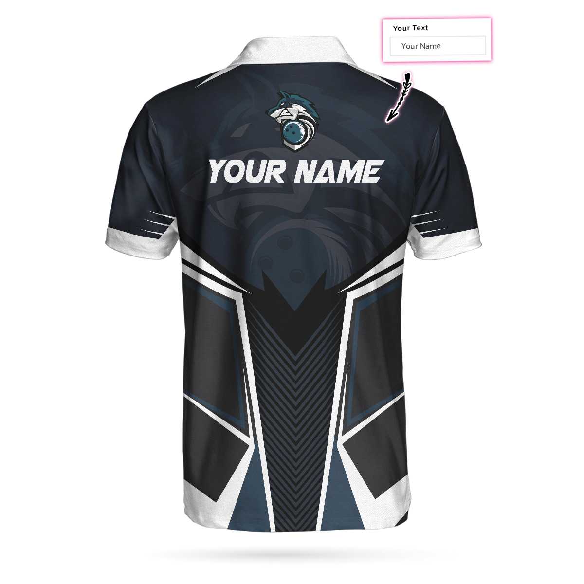 Personalized Bowling Team Custom Polo Shirt, Personalized Bowling Shirt For Team With Name, Bowling Gift Idea Lasfour SO0817