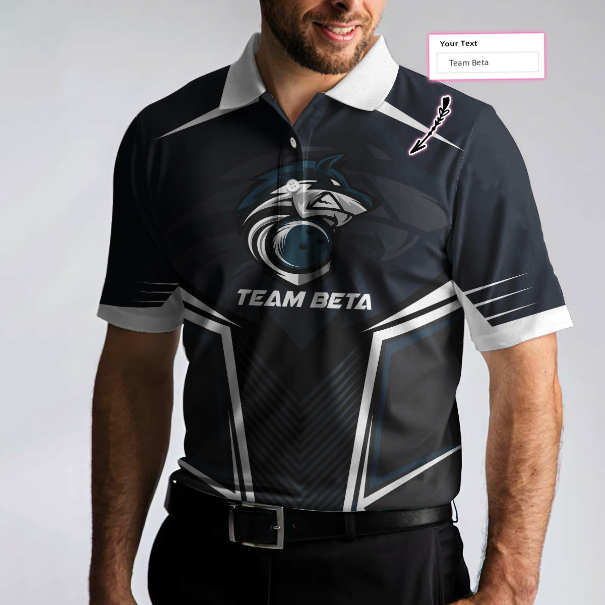 Personalized Bowling Team Custom Polo Shirt, Personalized Bowling Shirt For Team With Name, Bowling Gift Idea Lasfour SO0817