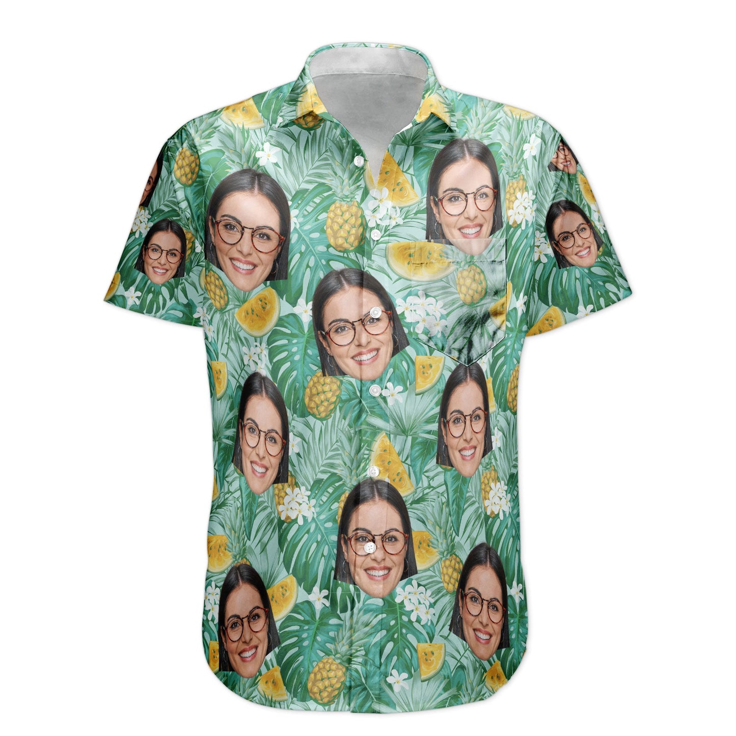 Custom Face - Personalized Photo Hawaiian Shirt HA0017
