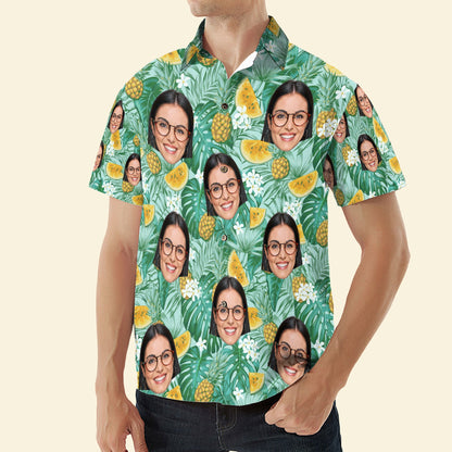 Custom Face - Personalized Photo Hawaiian Shirt HA0017