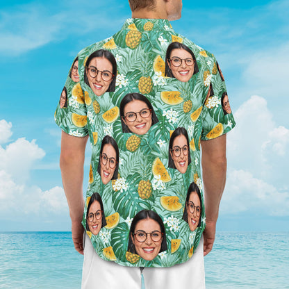 Custom Face - Personalized Photo Hawaiian Shirt HA0017