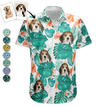 Funny Family Pet Face - Personalized Photo Hawaiian Shirt HA0016
