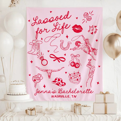 Custom Cowgirl Bachelorette Banner, Custom Western Bachelorette Party Sign WD0521