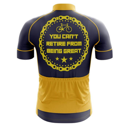 Retired But Not Tired Cycling Men's Short Sleeve Jersey, Fun Retirement Cycling Jerseys CG0810