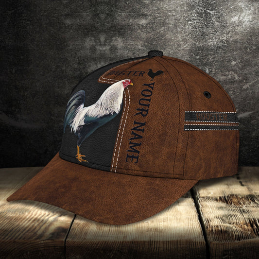 3D Classic Cap Rooster 02Personalize Name Cap 161 Lasfour CA1836