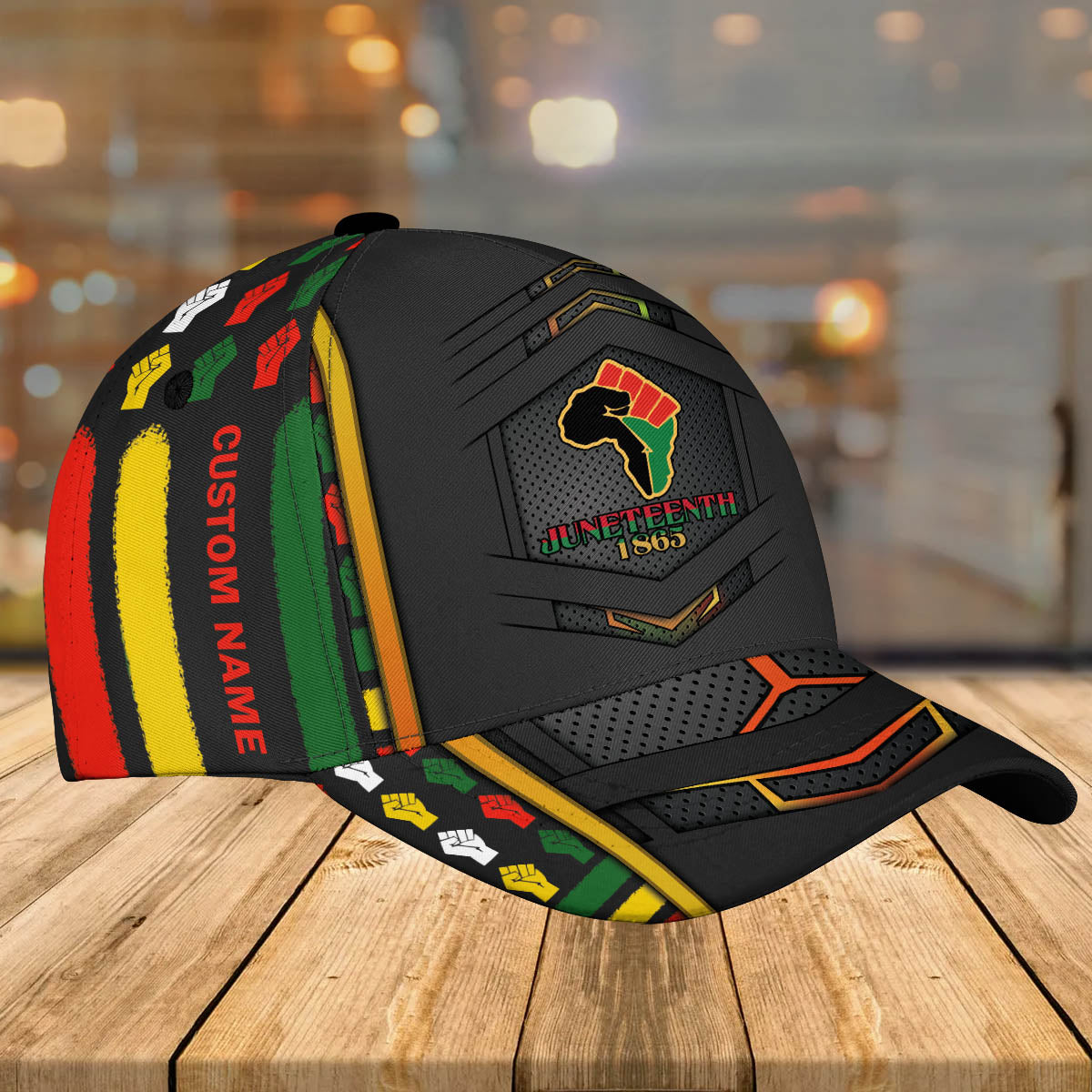 Personalized Juneteenth 1865 Cap, African American Hat, Black Woman 3D Classic Cap, Black Man Hat SO0085