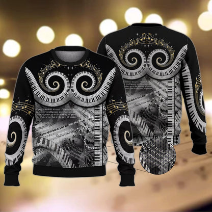 3D Full Printed Piano Shirts Men Women Pianist 3D Tshirt Gift To Piano Lovers TO1869
