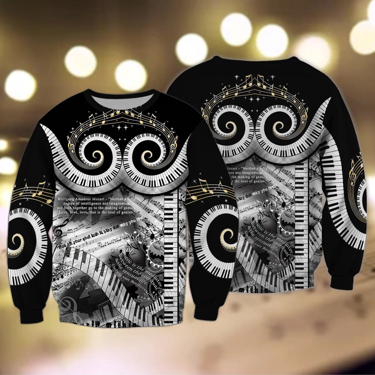 3D Full Printed Piano Shirts Men Women Pianist 3D Tshirt Gift To Piano Lovers TO1869