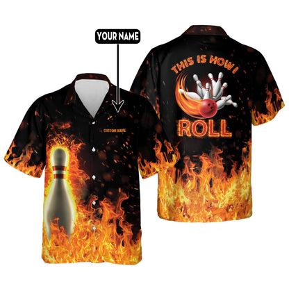Flame hawaiian Shirts HB0008