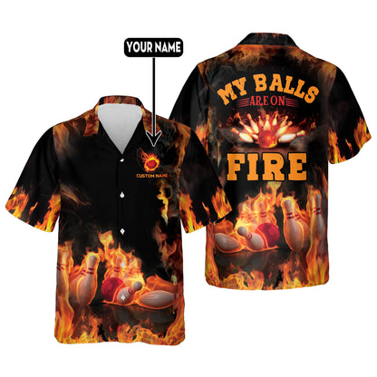 My Balls Are On Fire Hawaiian Shirts HB0137