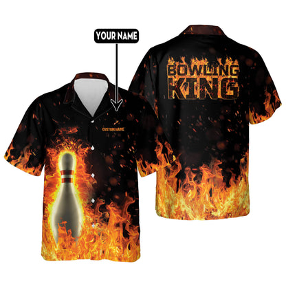 Bowling Retro Vintage Hawaiian Shirt HB0054