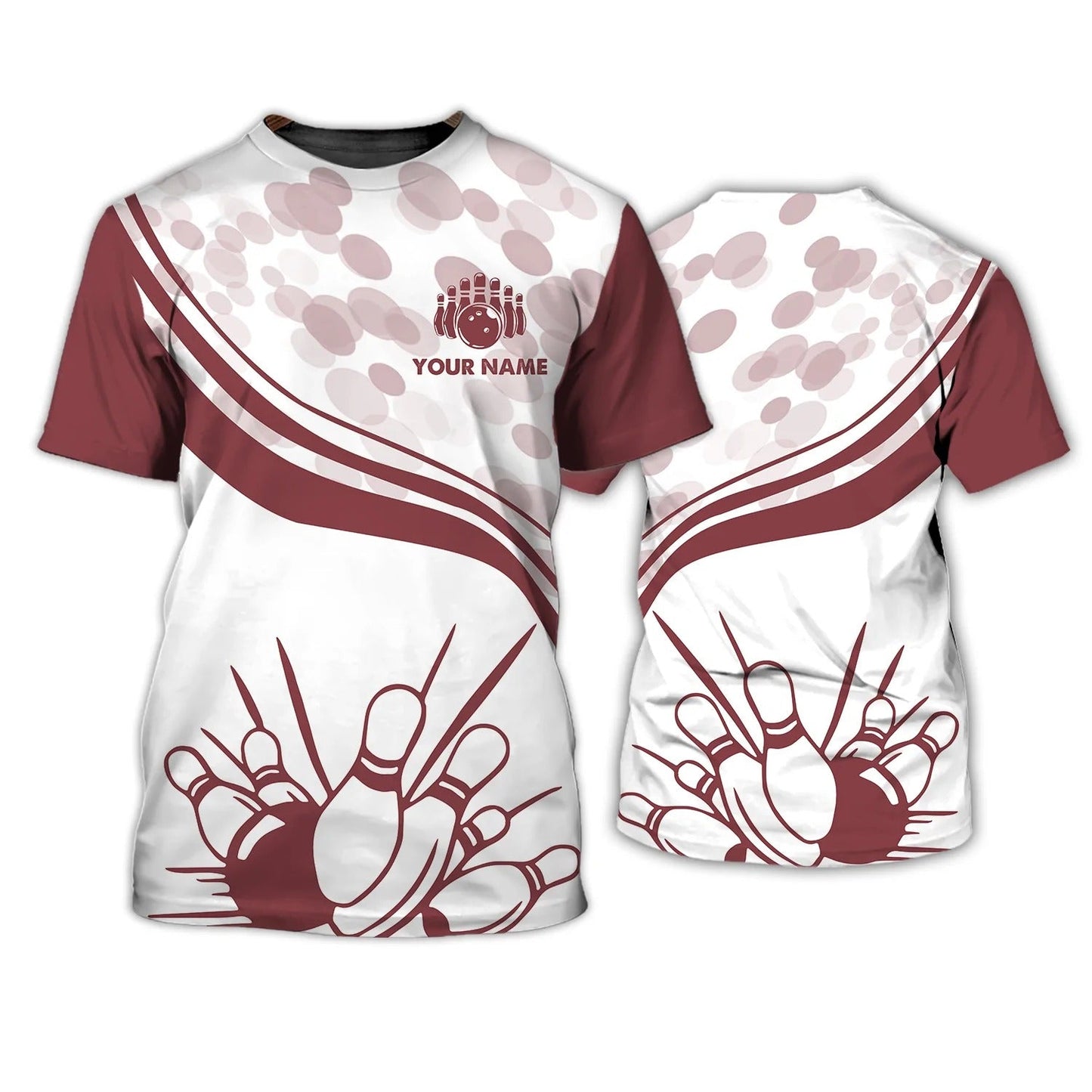 Personalized Bowling T Shirt For Bowling National Day, Bowling Player Gifts, Bowling Shirts 3D TO1057