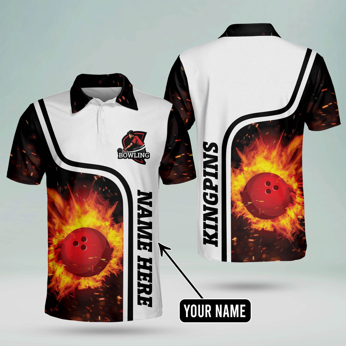 Crazy Cool Designer Bowling Shirt BM0086