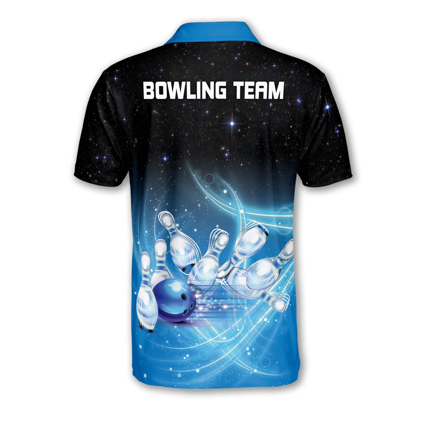 Custom Galaxy Bowling Shirts For Team BM0096