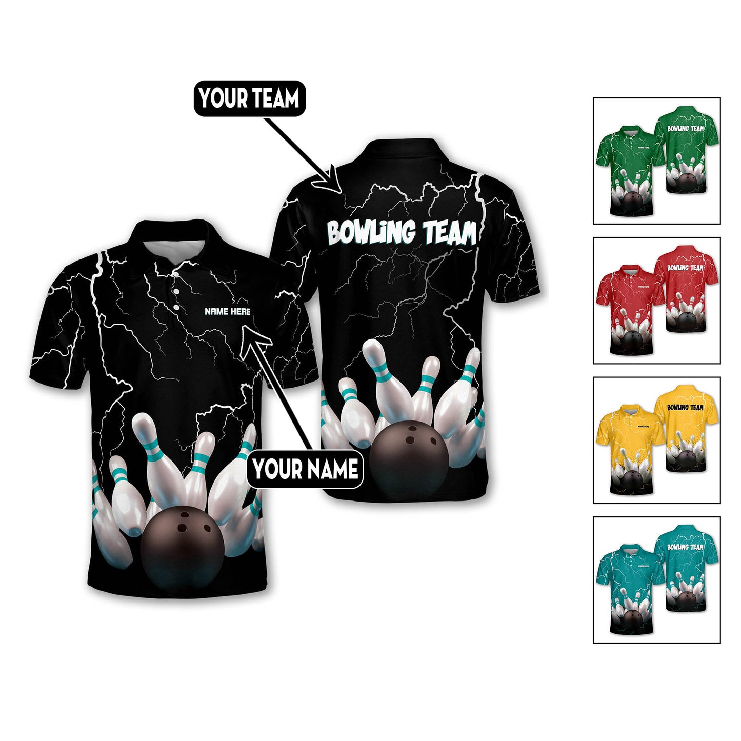 Custom Bowling Shirts For Men And Women BM0070