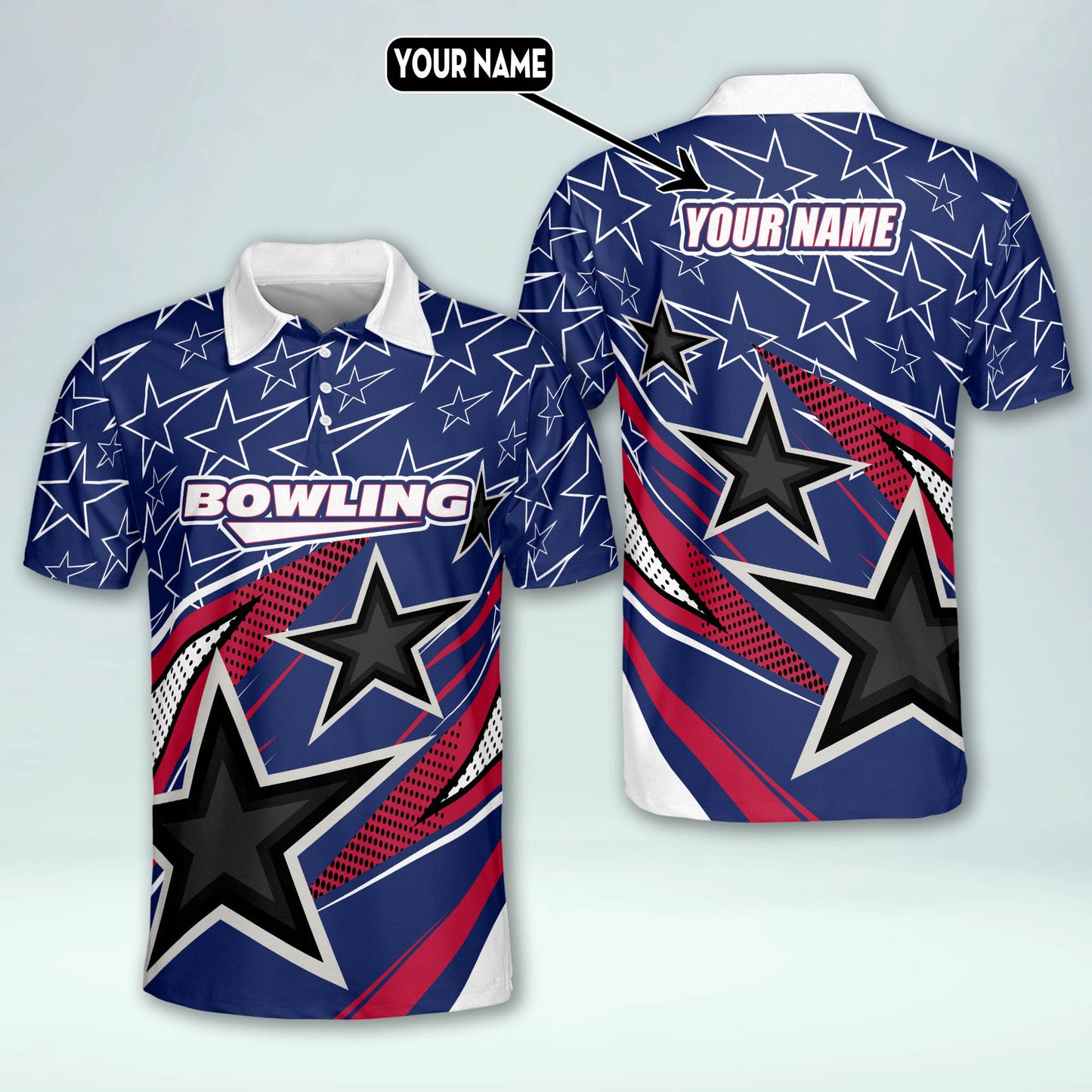 Custom Patriotic Bowling Shirts Unisex BM0251