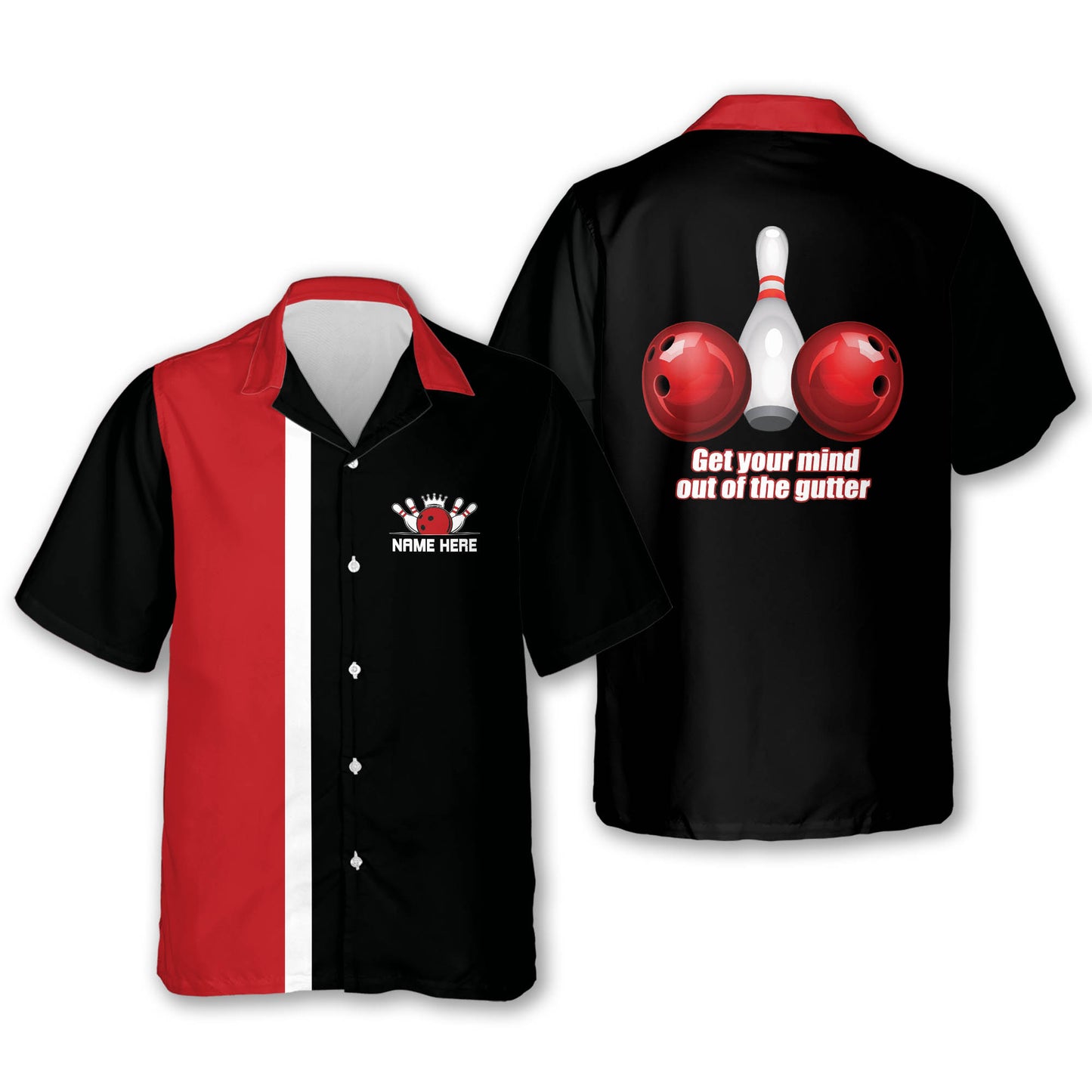 Out of The Gutter Bowling Shirts HB0146