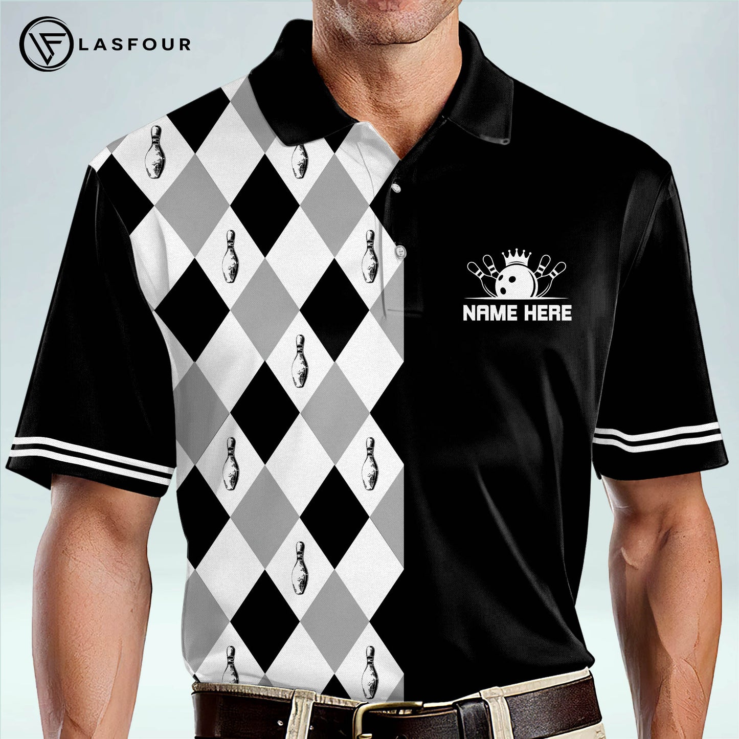 My Balls Look Big Bowling Polo BM0272