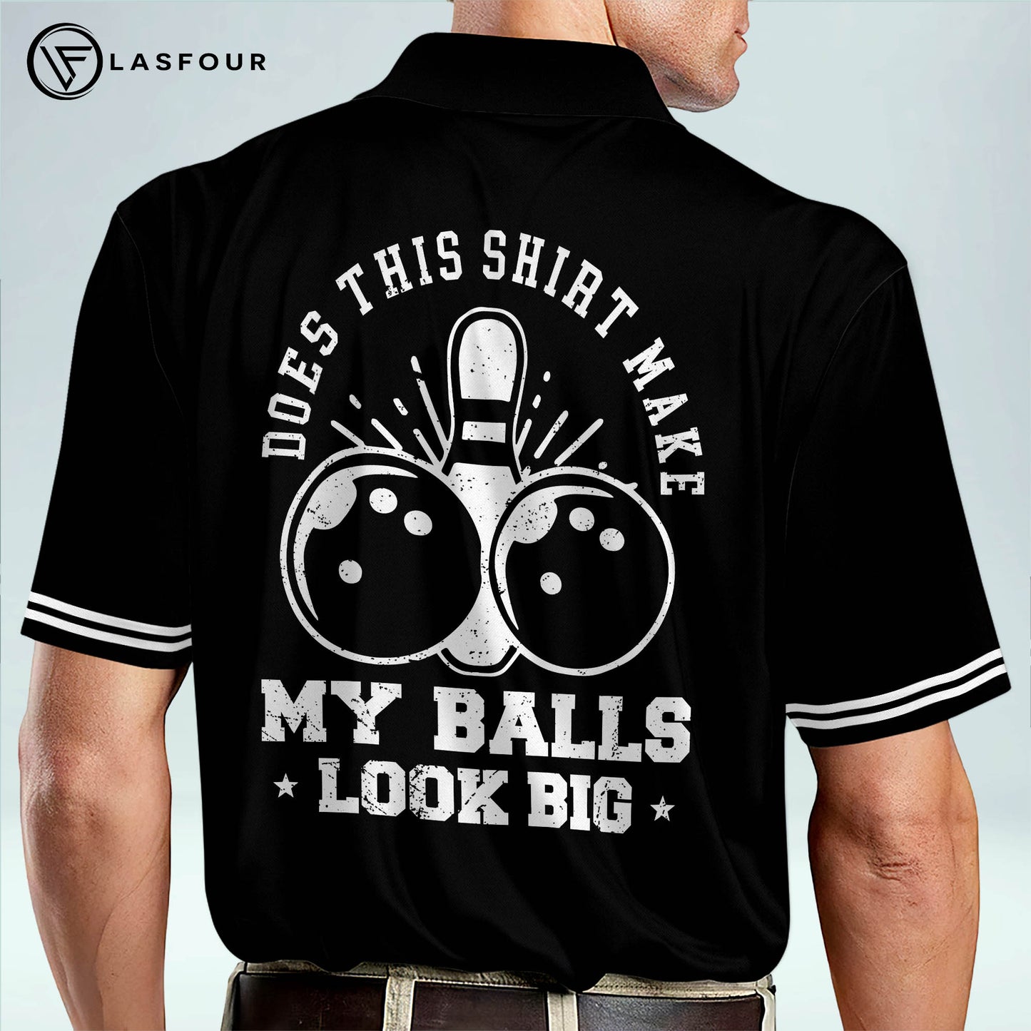 My Balls Look Big Bowling Polo BM0272