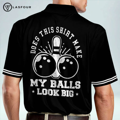 My Balls Look Big Bowling Polo BM0272