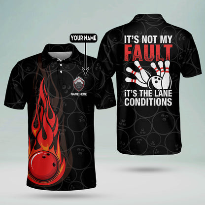 It's Not My Fault Bowling Polo Shirts BM0068
