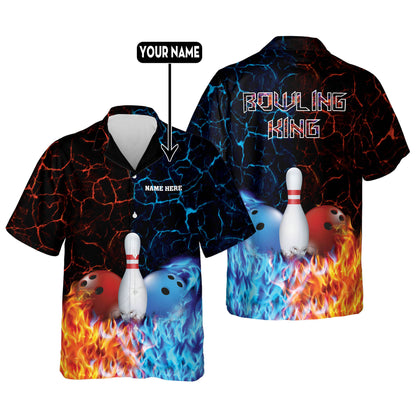 Bowling King Hawaiian Bowling Shirts HB0090
