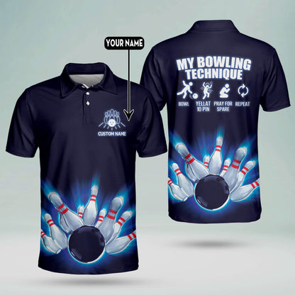 My Bowling Technique Bowling Shirts BM0026