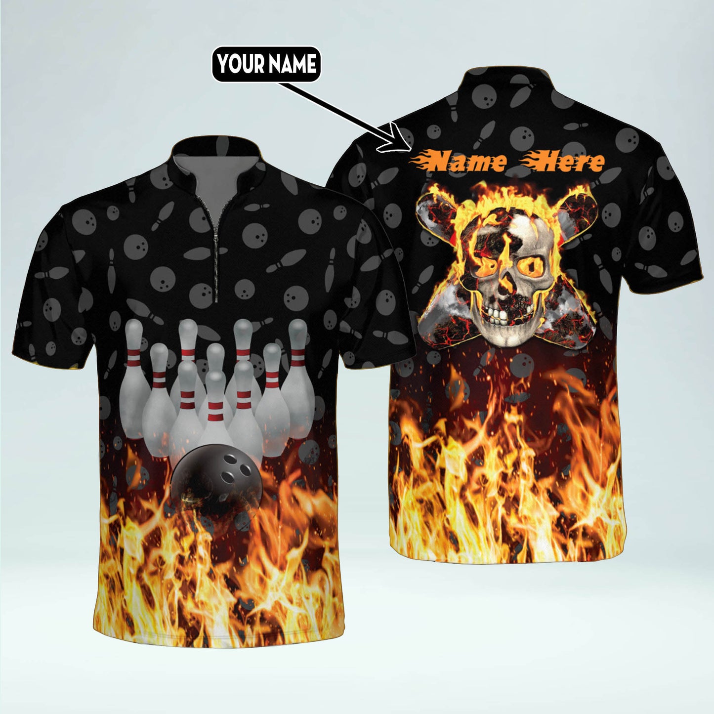 Funny Bowling Shirts for Men And Women BM0268