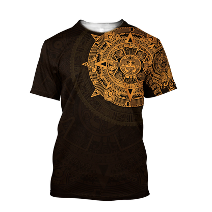 Premium Aztec Mexico Shirts, 3D Full Printed Aztec Shirt, Mexico Shirt TO0717