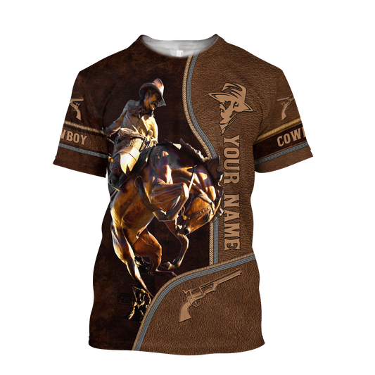 Customized Cowboy No Wild West Shirt Custom Cowboy T Shirts TO1557
