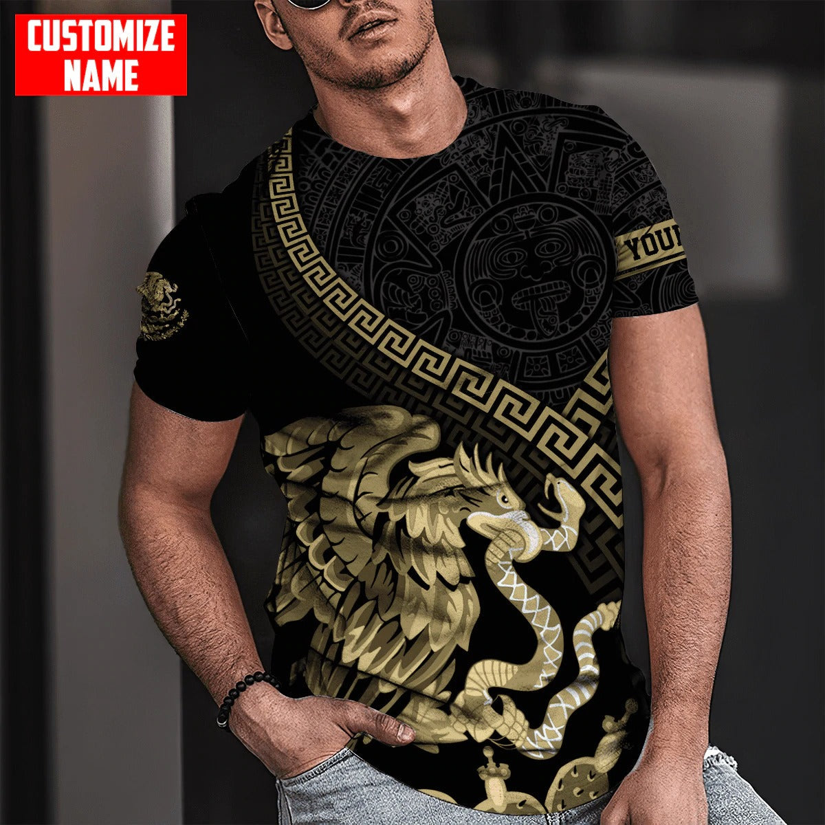 Aztec Day Of The Dead Queen All Over Printed Unisex Shirts, Mexico Tshirt For Men And Women, Aztec Mexican Shirt TO0715