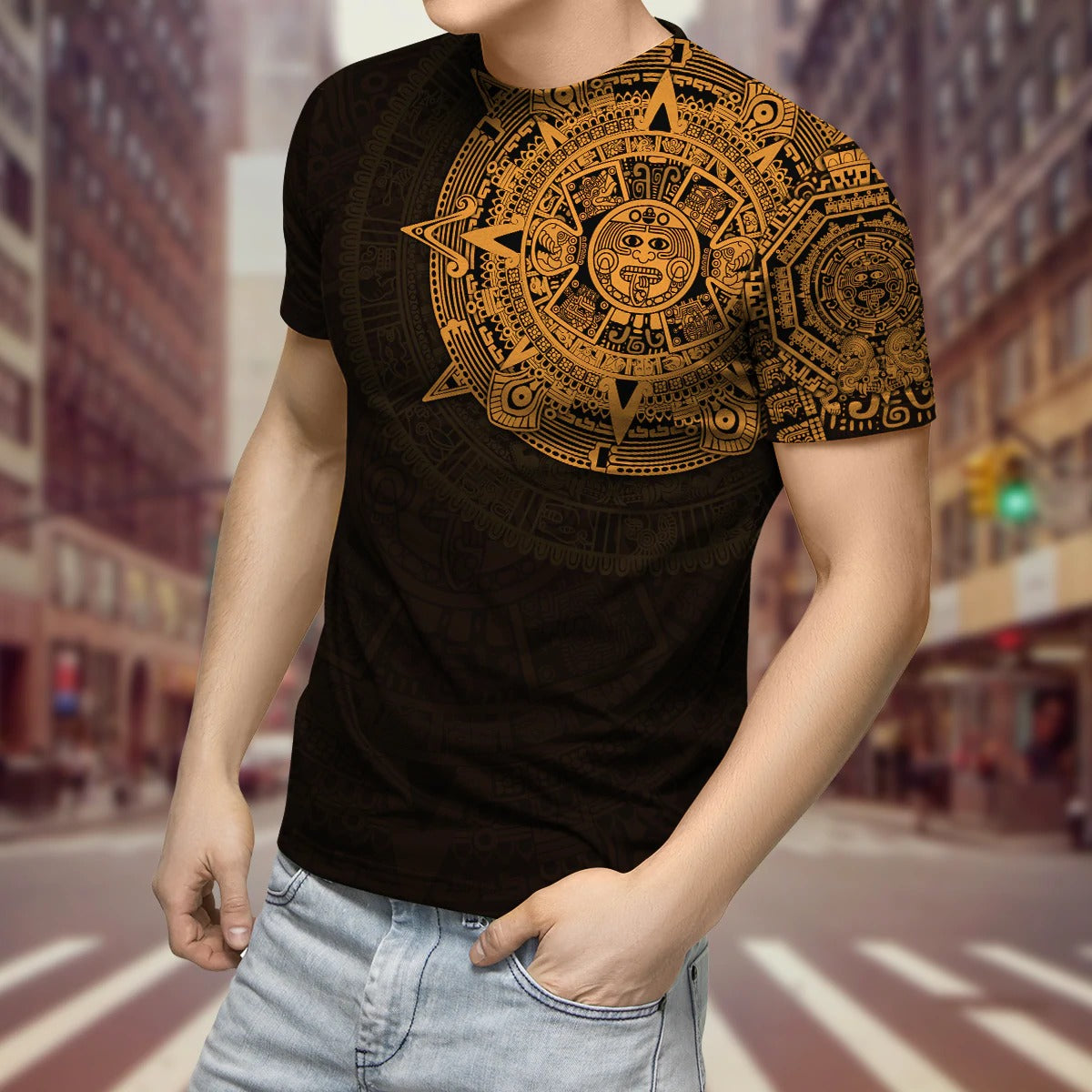 Premium Aztec Mexico Shirts, 3D Full Printed Aztec Shirt, Mexico Shirt TO0717