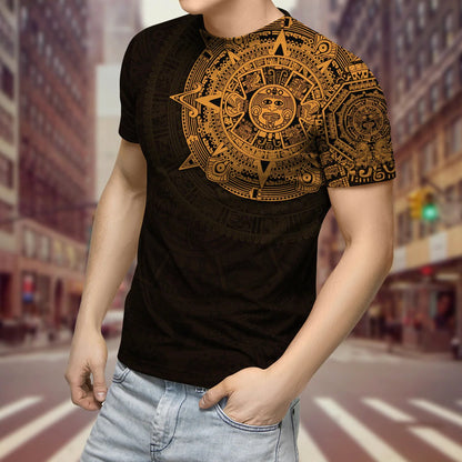 Premium Aztec Mexico Shirts, 3D Full Printed Aztec Shirt, Mexico Shirt TO0717