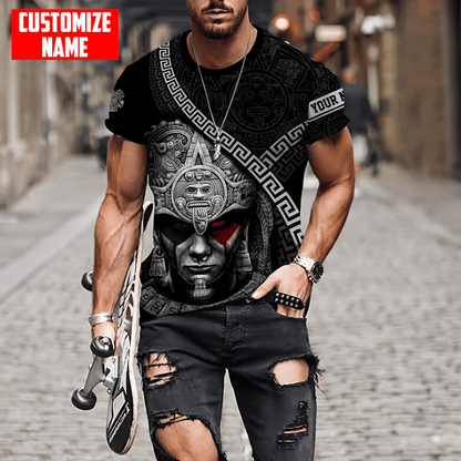 Personalized Aztec Warrior Calendar Unisex Shirt TO1580